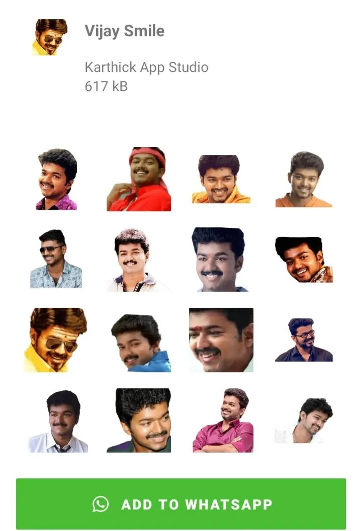 Thalapathy Vijay Stickers | Indus Appstore | Screenshot