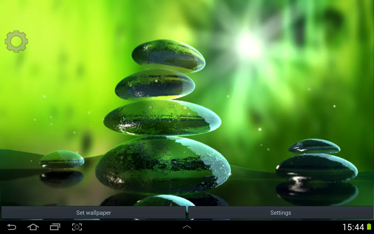 Green Zen Live Wallpaper | Indus Appstore | Screenshot