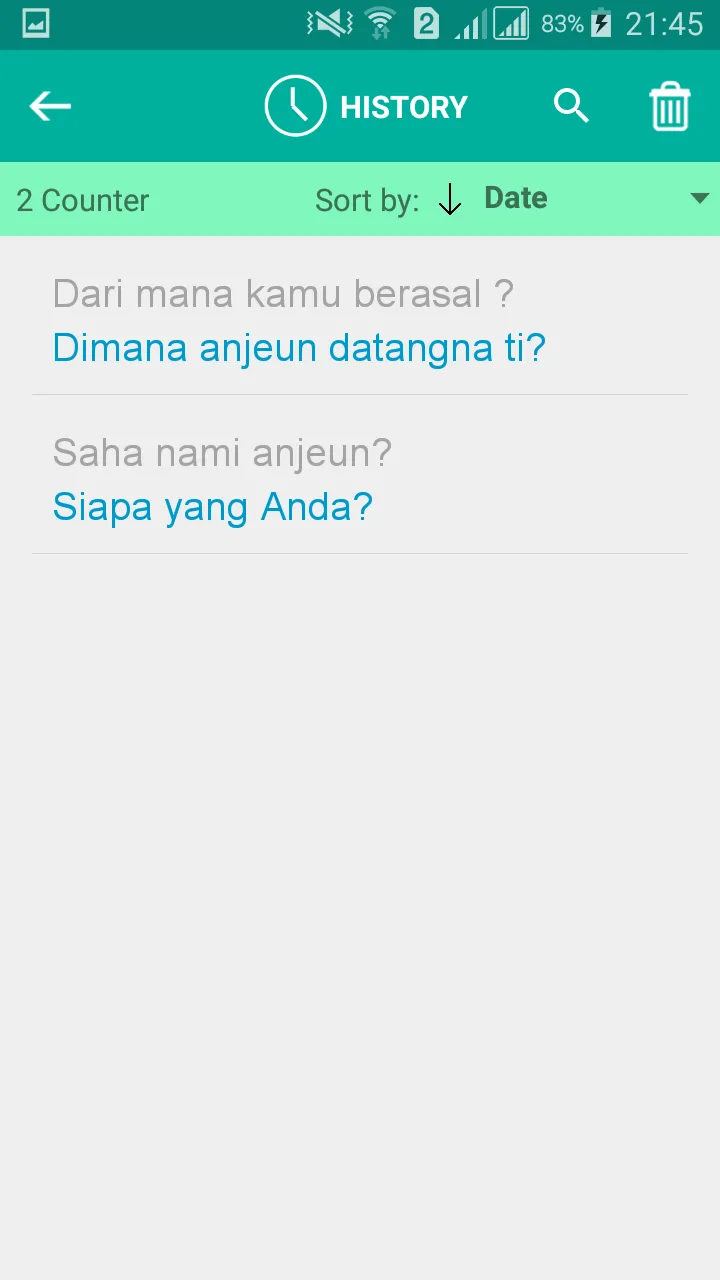 Sundanese Indonesian Translate | Indus Appstore | Screenshot