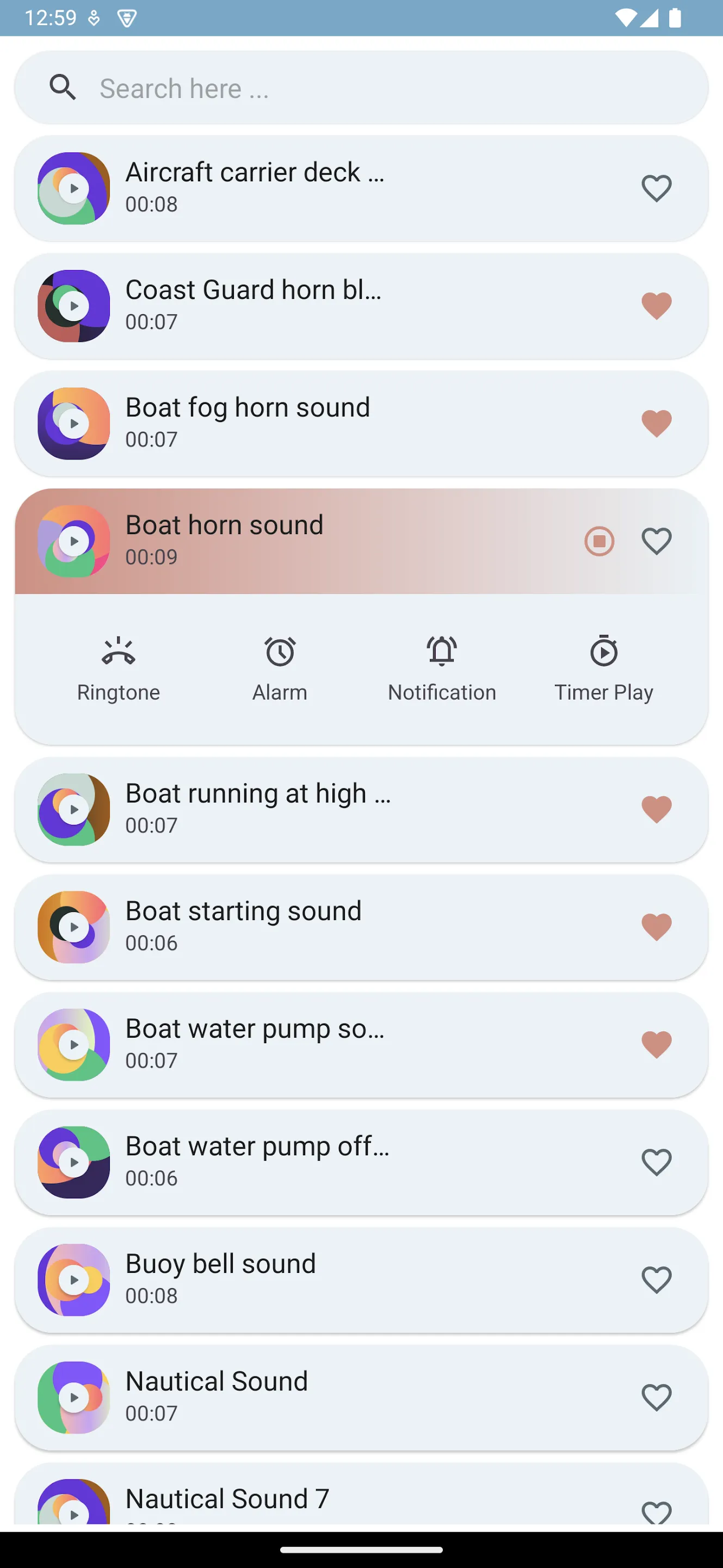 Nautical Sounds | Indus Appstore | Screenshot