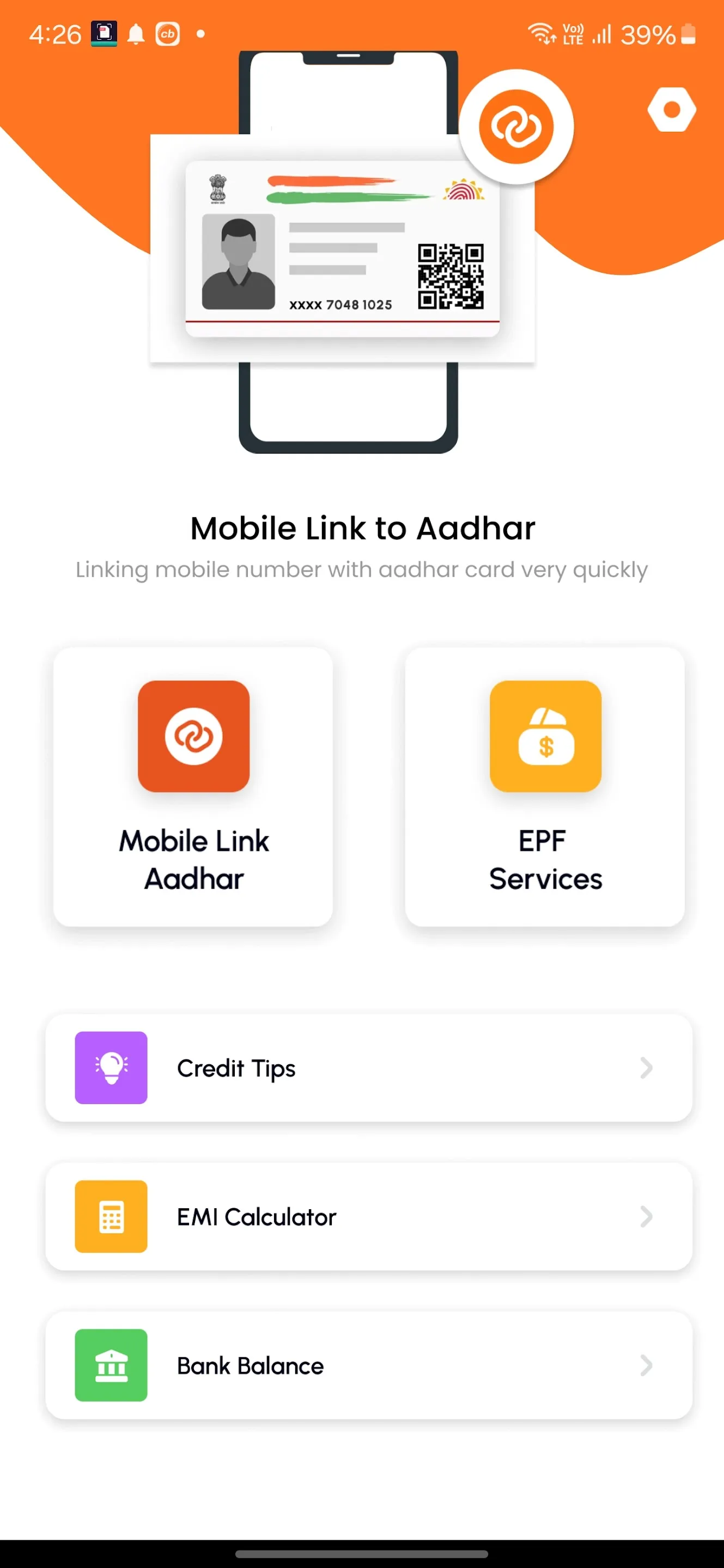 Link Number With Aadhar Guide | Indus Appstore | Screenshot