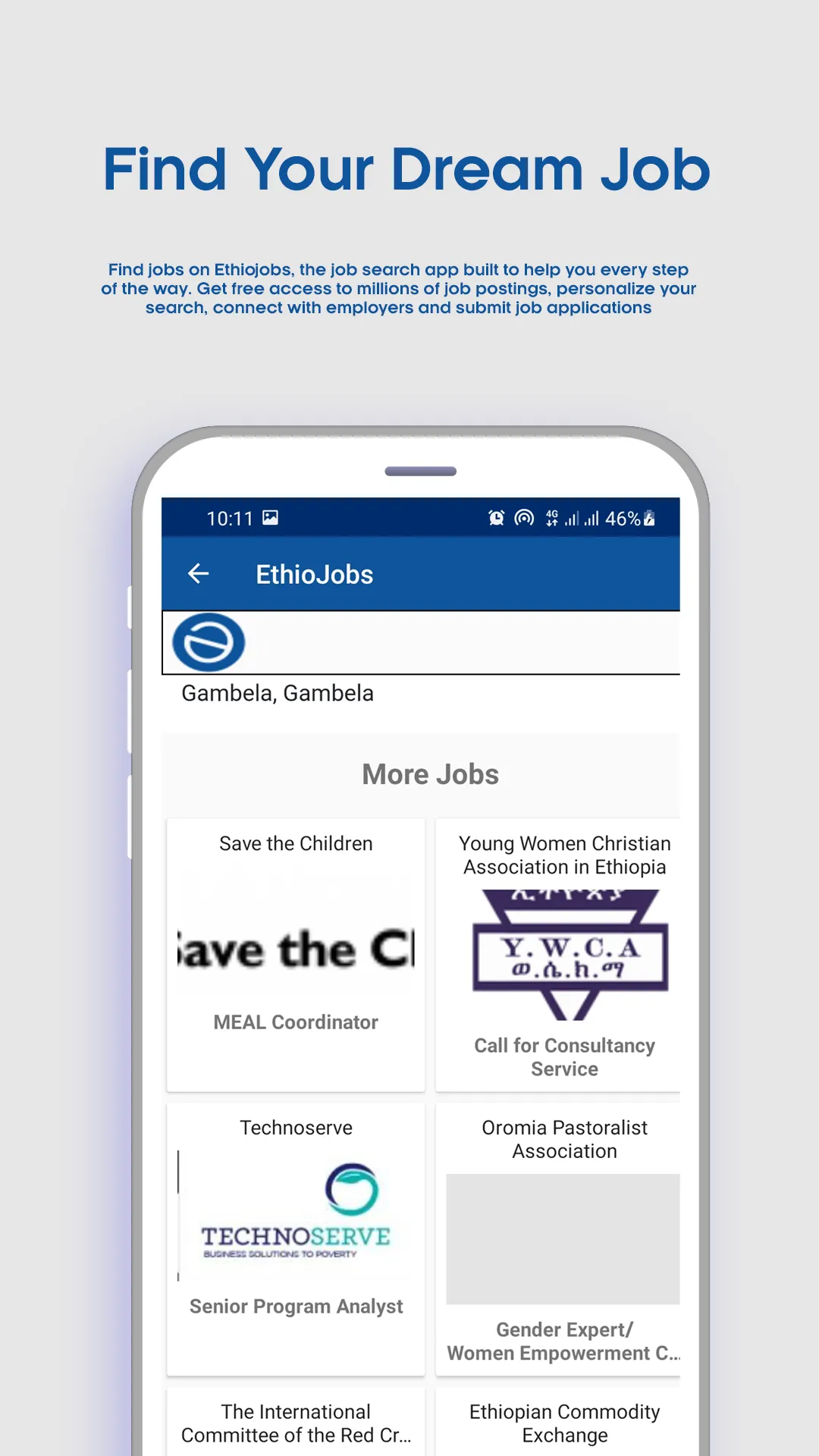 Ethiojobs -  Be Discovered | Indus Appstore | Screenshot