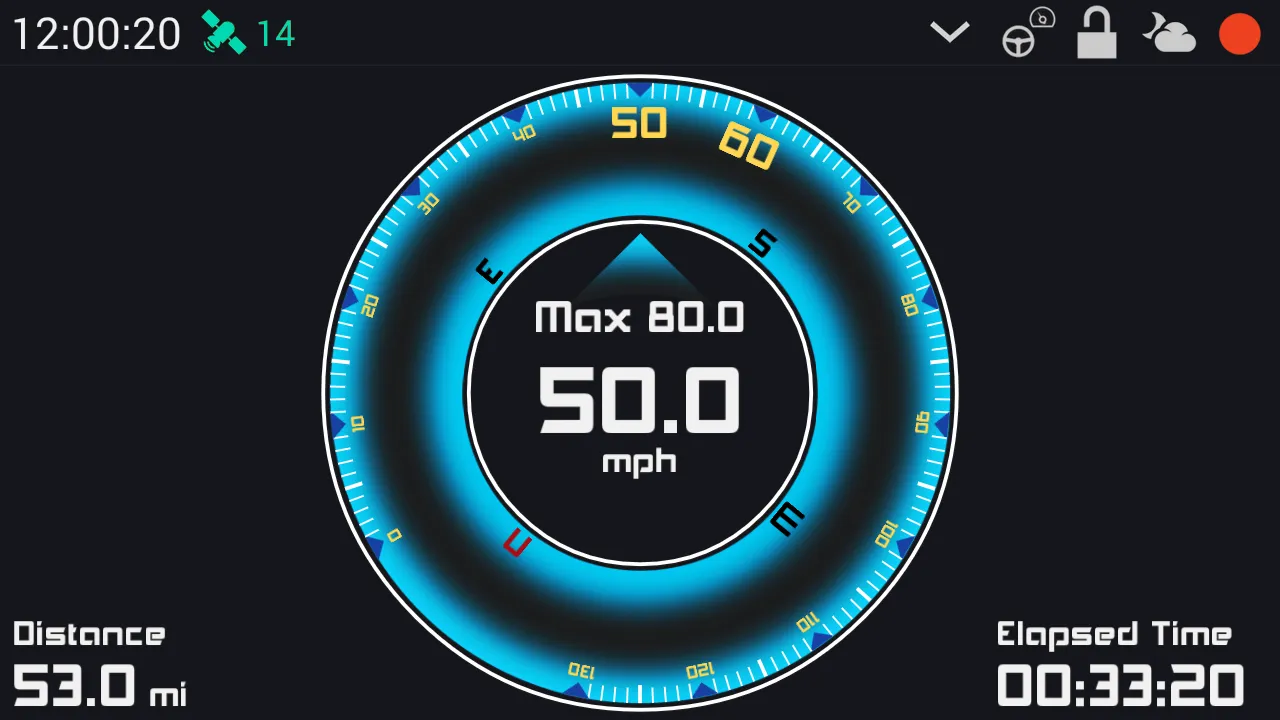 GPS HUD Speedometer | Indus Appstore | Screenshot