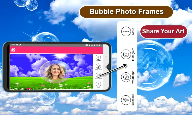 Bubble Photo Frames | Indus Appstore | Screenshot