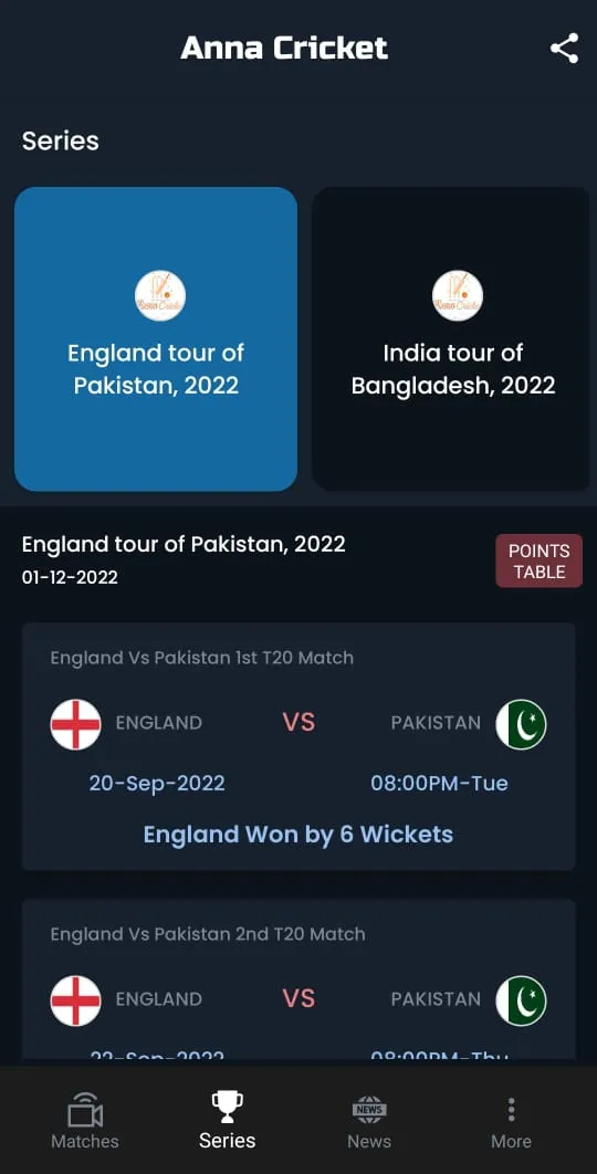 Anna Cricket Live Line | Indus Appstore | Screenshot