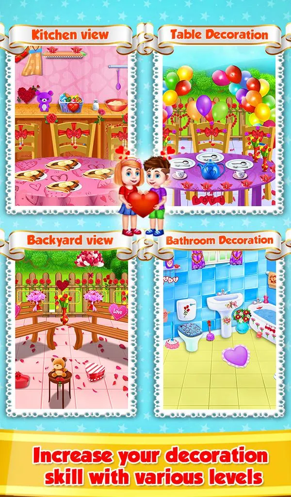 Valentine Room Decoration Game | Indus Appstore | Screenshot