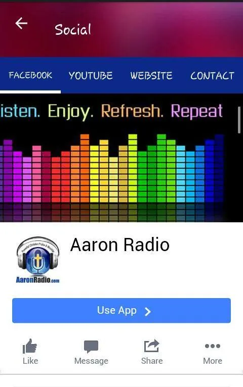 Aaron Radio | Indus Appstore | Screenshot