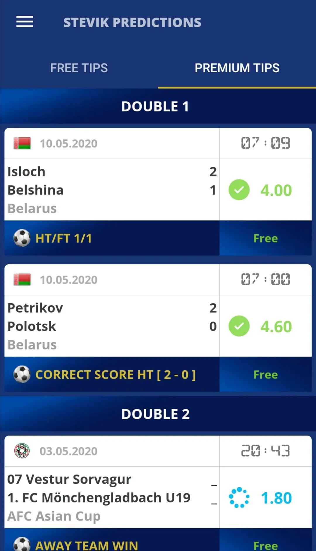 Betting tips Stevik Pronos | Indus Appstore | Screenshot