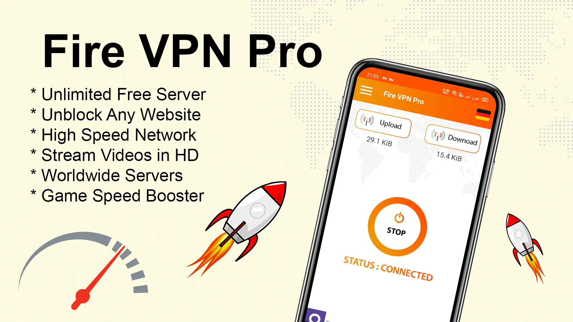 Fire VPN Pro - High Speed VPN | Indus Appstore | Screenshot