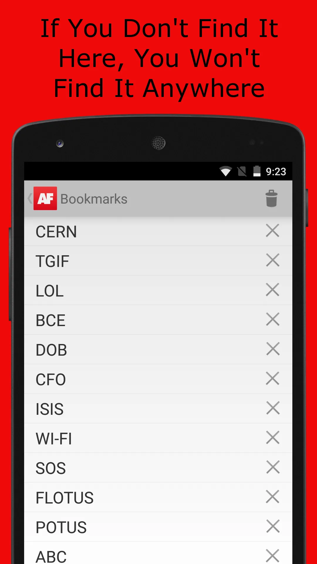 Acronym Finder | Indus Appstore | Screenshot