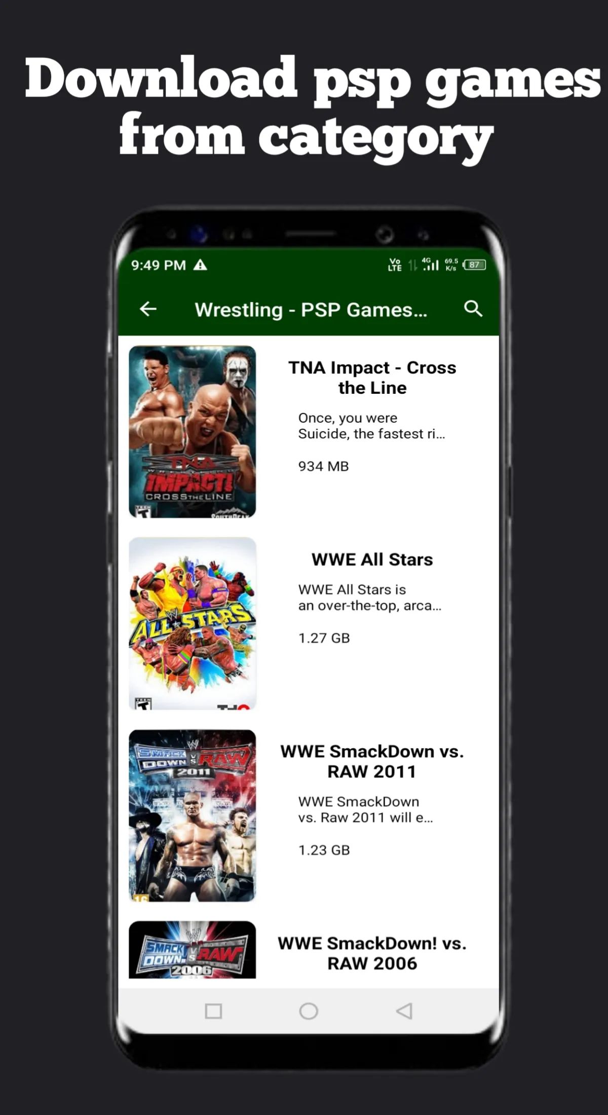 PSP Games - All Iso Downloader | Indus Appstore | Screenshot