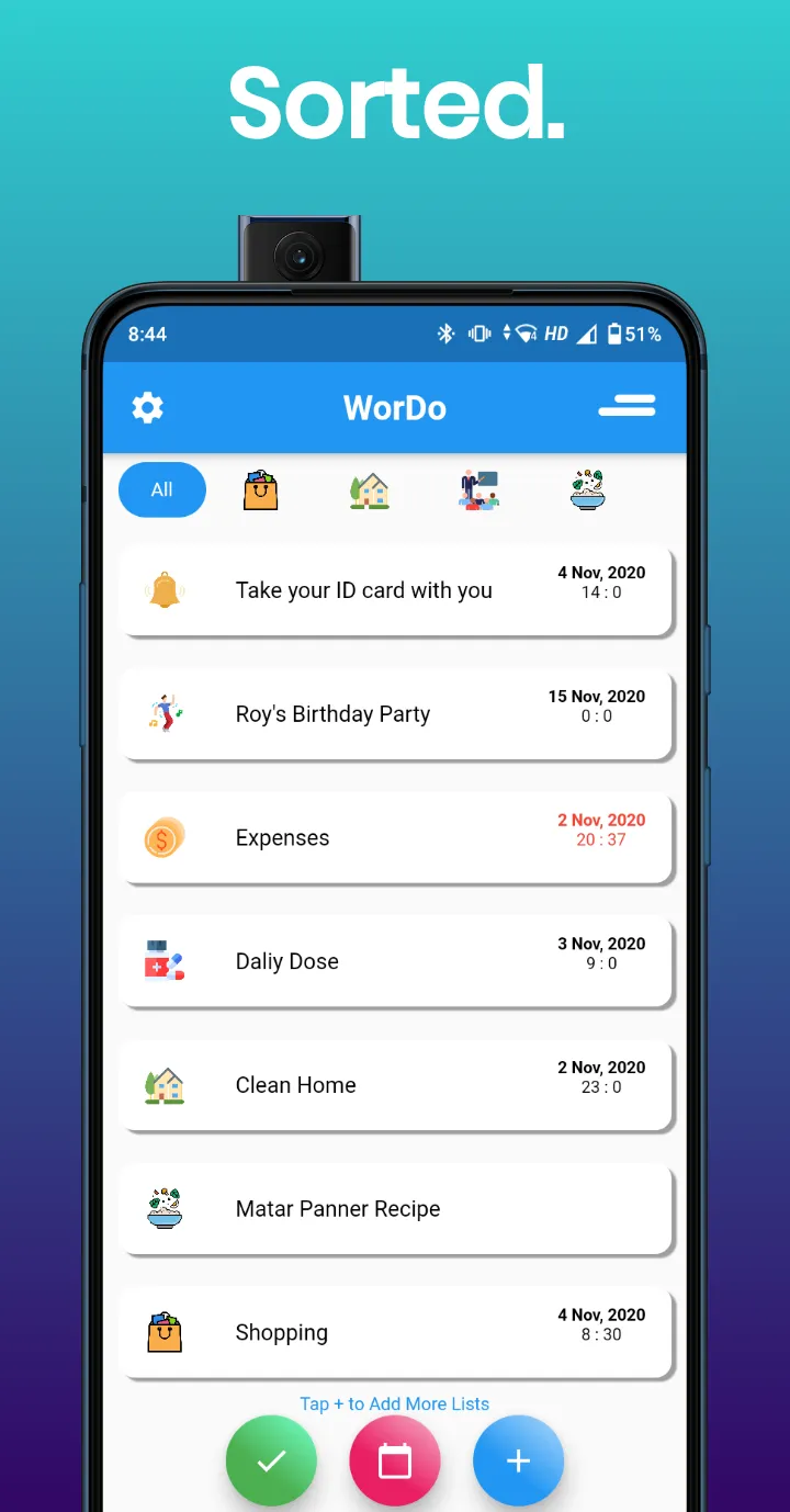 WorDo: To-Do List & Reminders | Indus Appstore | Screenshot