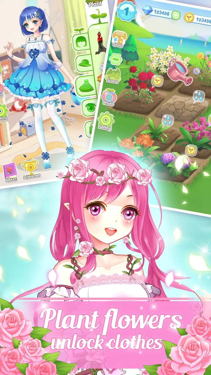 Garden Dressup Flower Princess | Indus Appstore | Screenshot