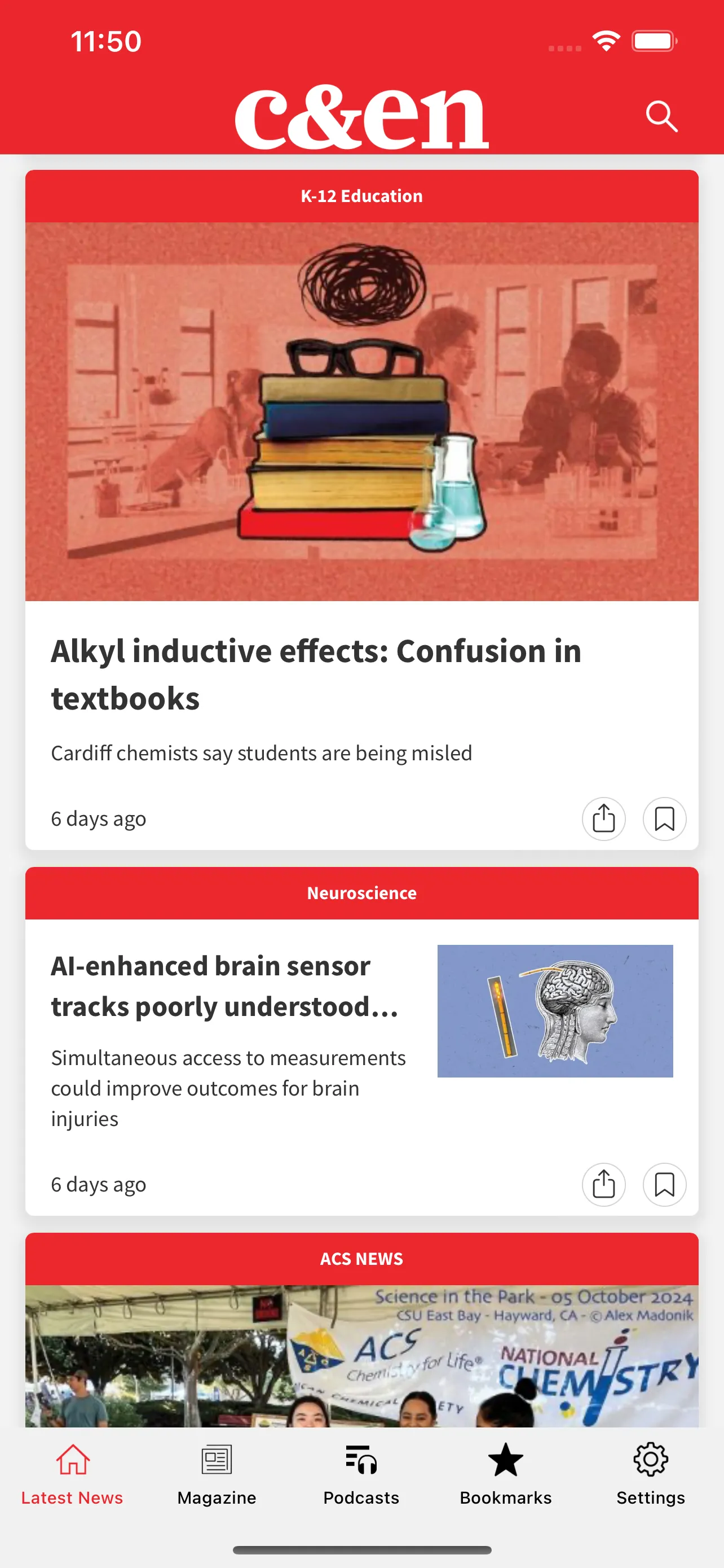 Chemistry News by C&EN | Indus Appstore | Screenshot