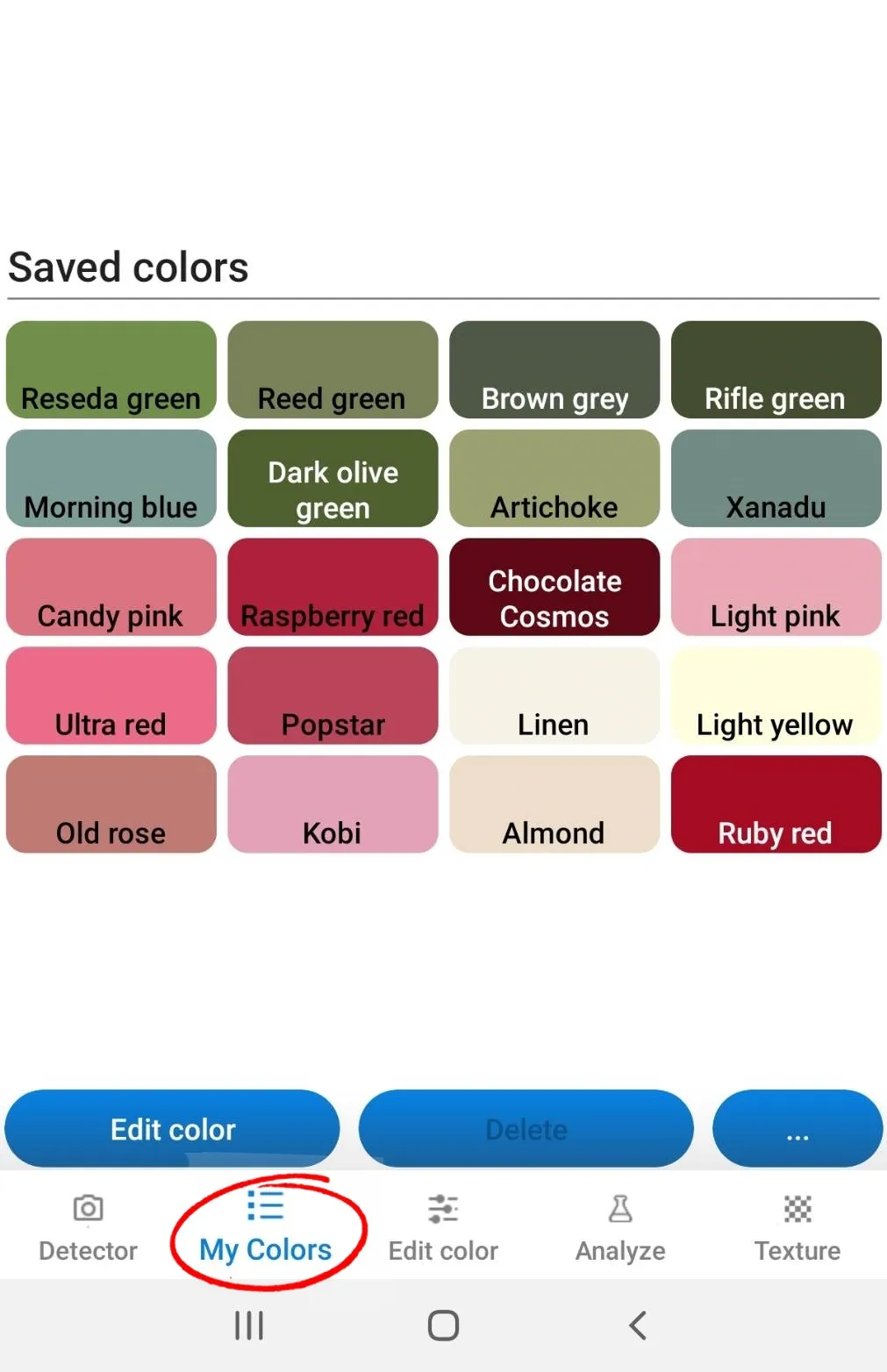 RGB Color Detector | Indus Appstore | Screenshot