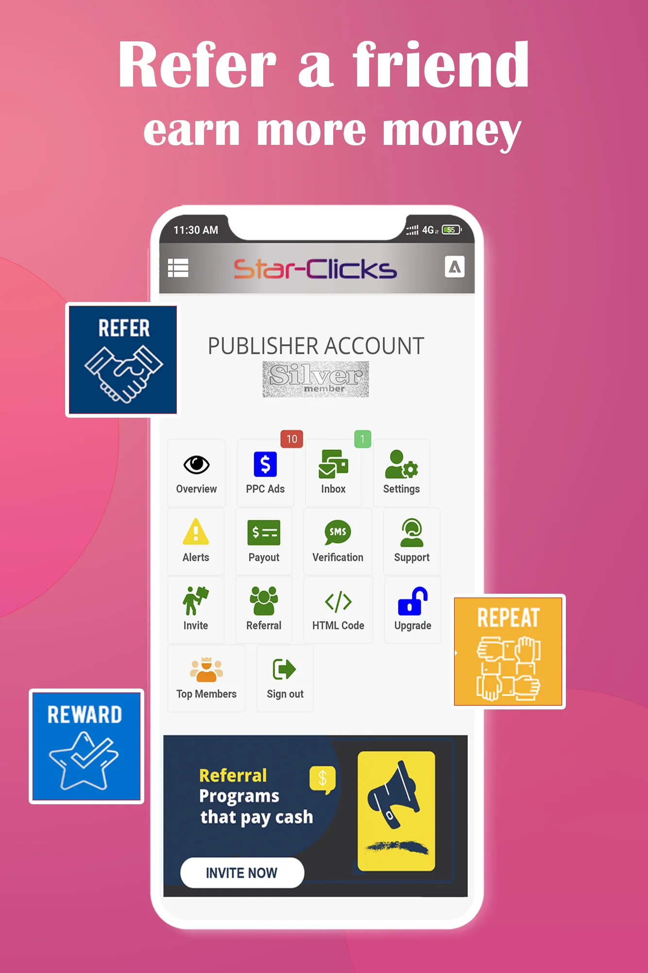 Star Clicks Earn Money Online | Indus Appstore | Screenshot