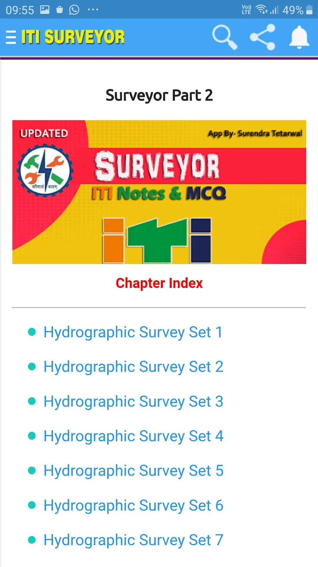 ITI Surveyor Trade MCQs | Indus Appstore | Screenshot