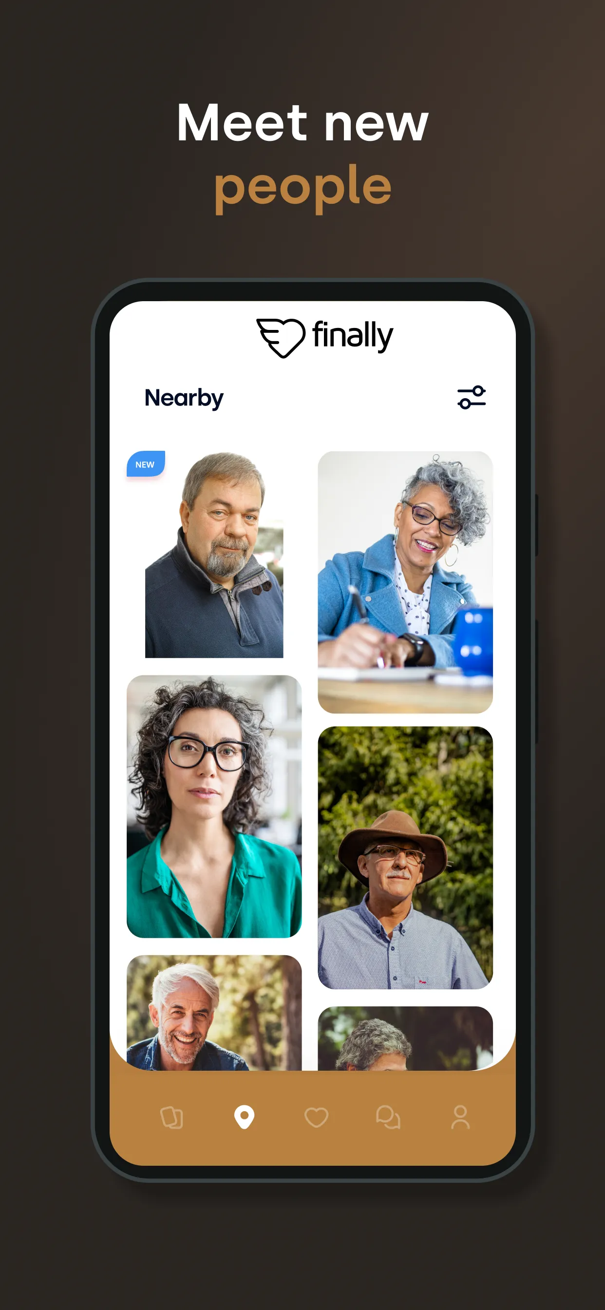 FINALLY: Mature singles dating | Indus Appstore | Screenshot