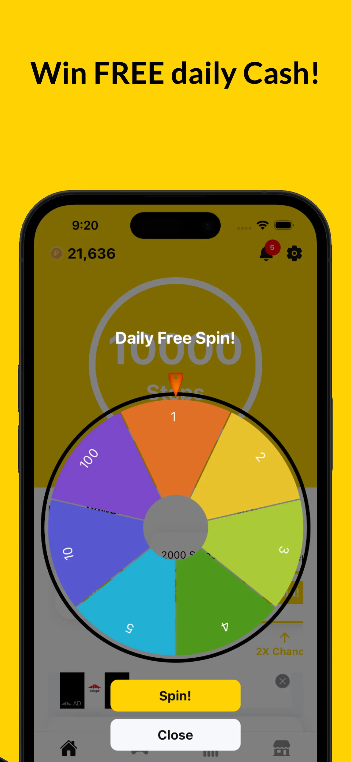 Money Bunny - Get paid to walk | Indus Appstore | Screenshot