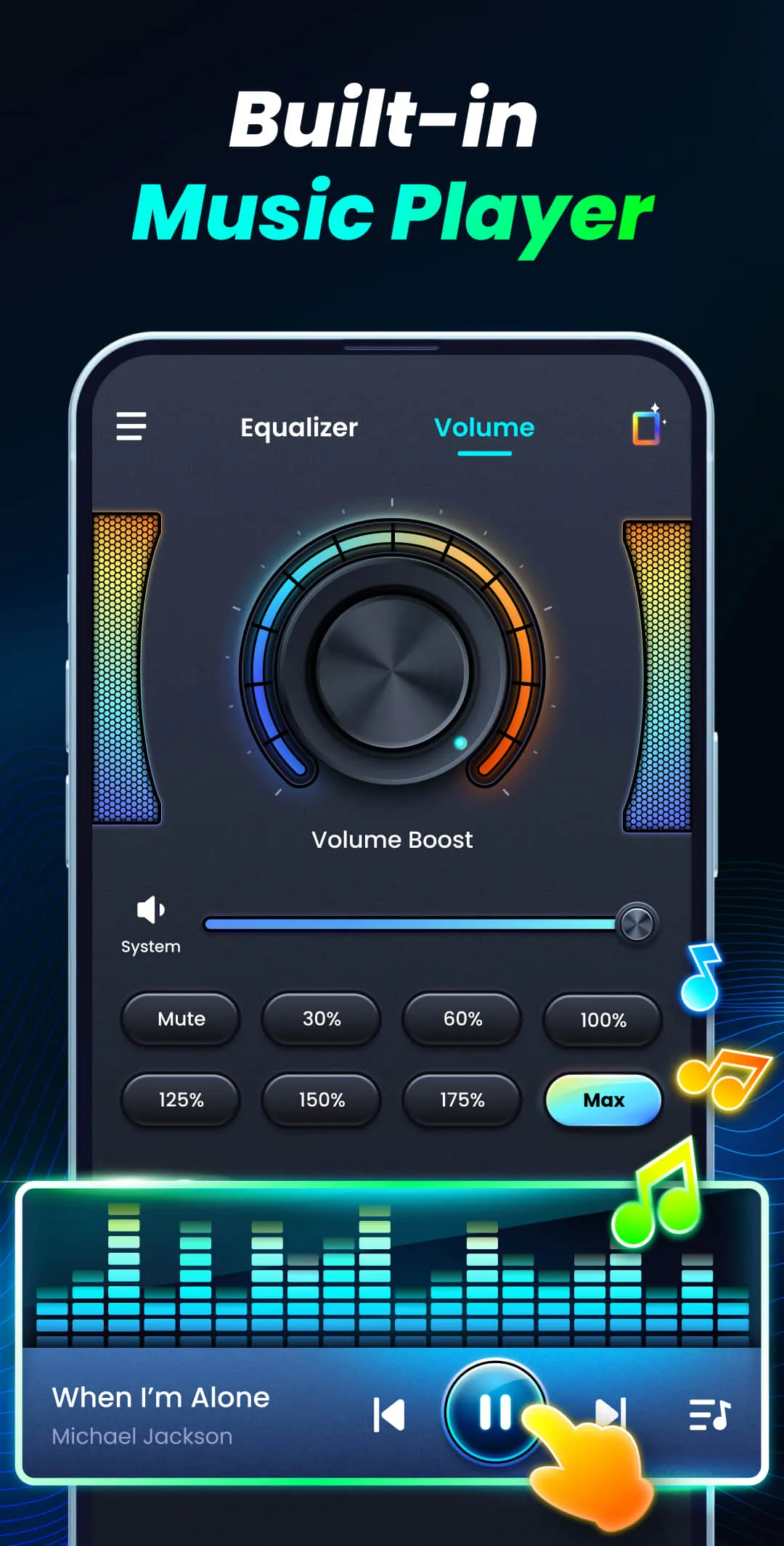 Volume Bass Booster, Equalizer | Indus Appstore | Screenshot