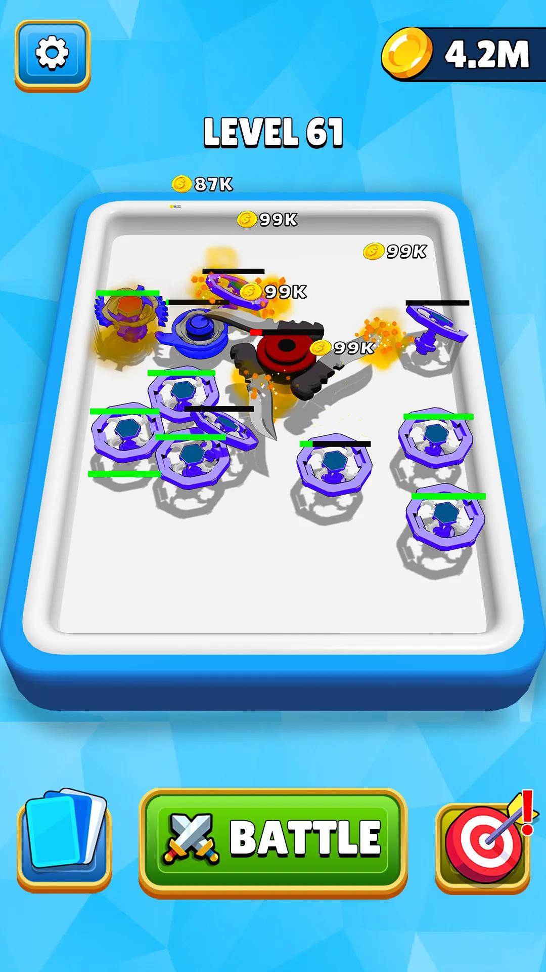 Spinner Merge Fight Game | Indus Appstore | Screenshot