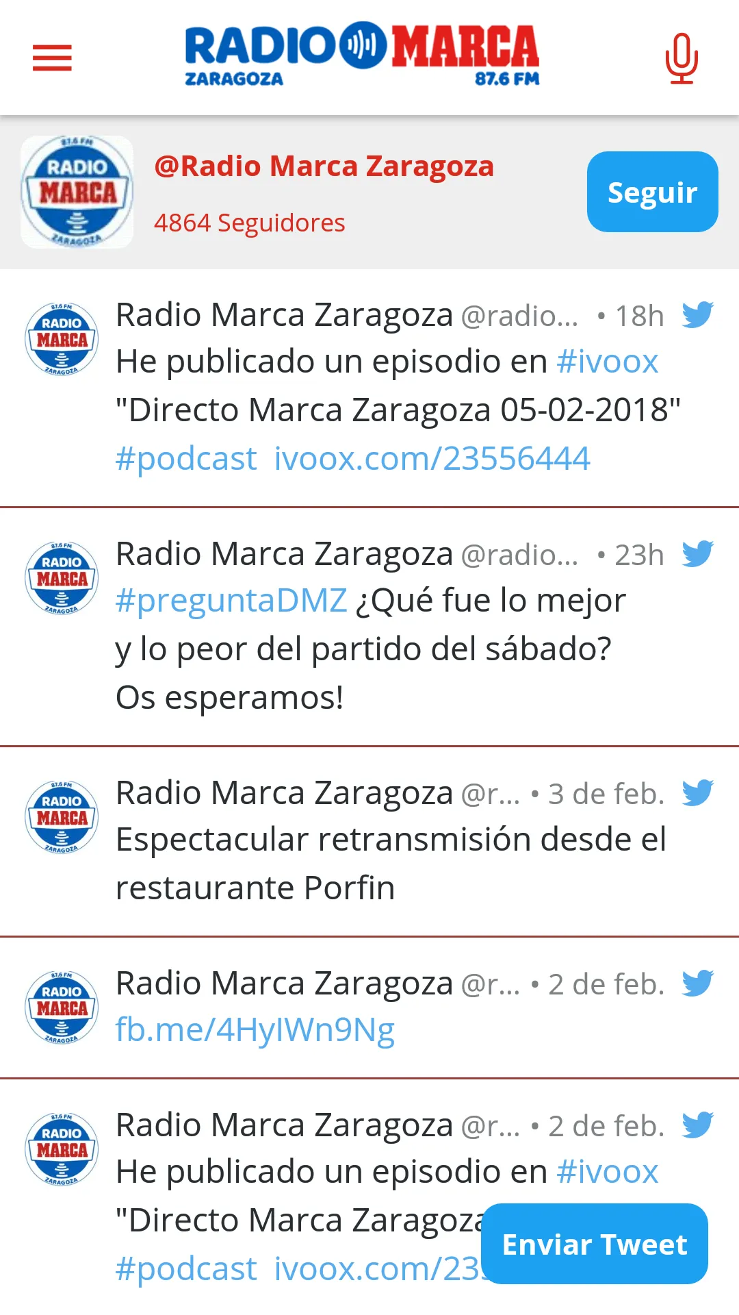 Radio Marca Zaragoza | Indus Appstore | Screenshot