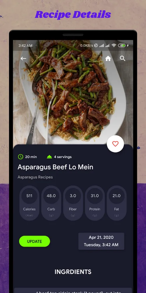 Asparagus Vegetable Recipes | Indus Appstore | Screenshot