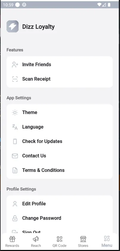 Dizz Loyalty | Indus Appstore | Screenshot