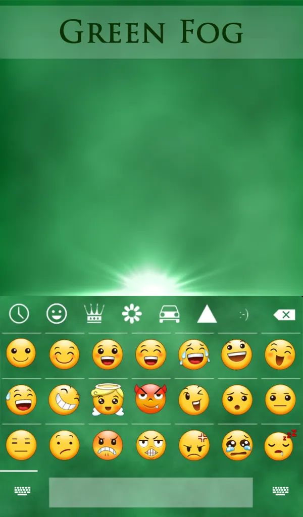 Green Fog Animated Keyboard | Indus Appstore | Screenshot