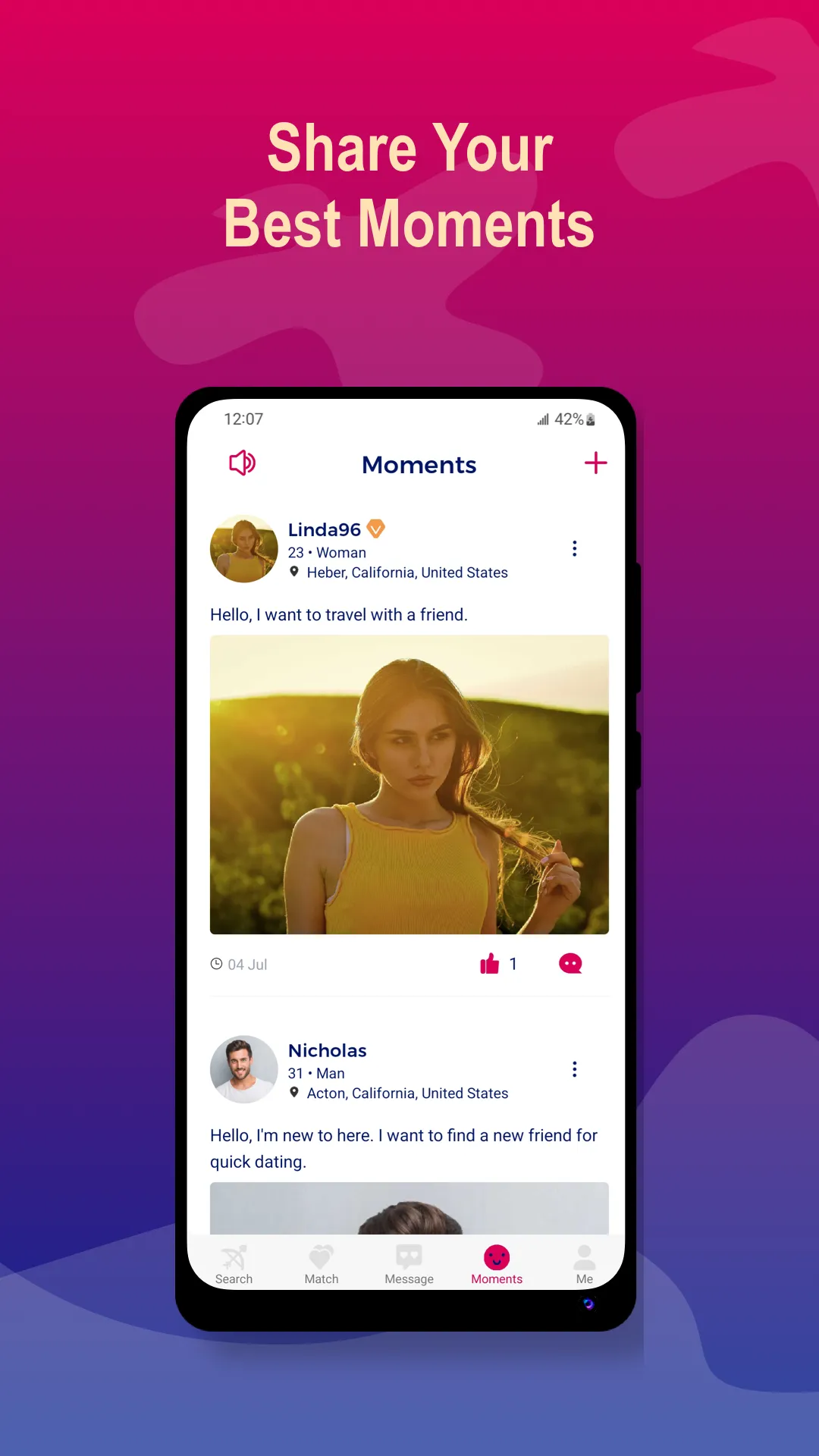 Hookup & NSA Dating - Hook | Indus Appstore | Screenshot