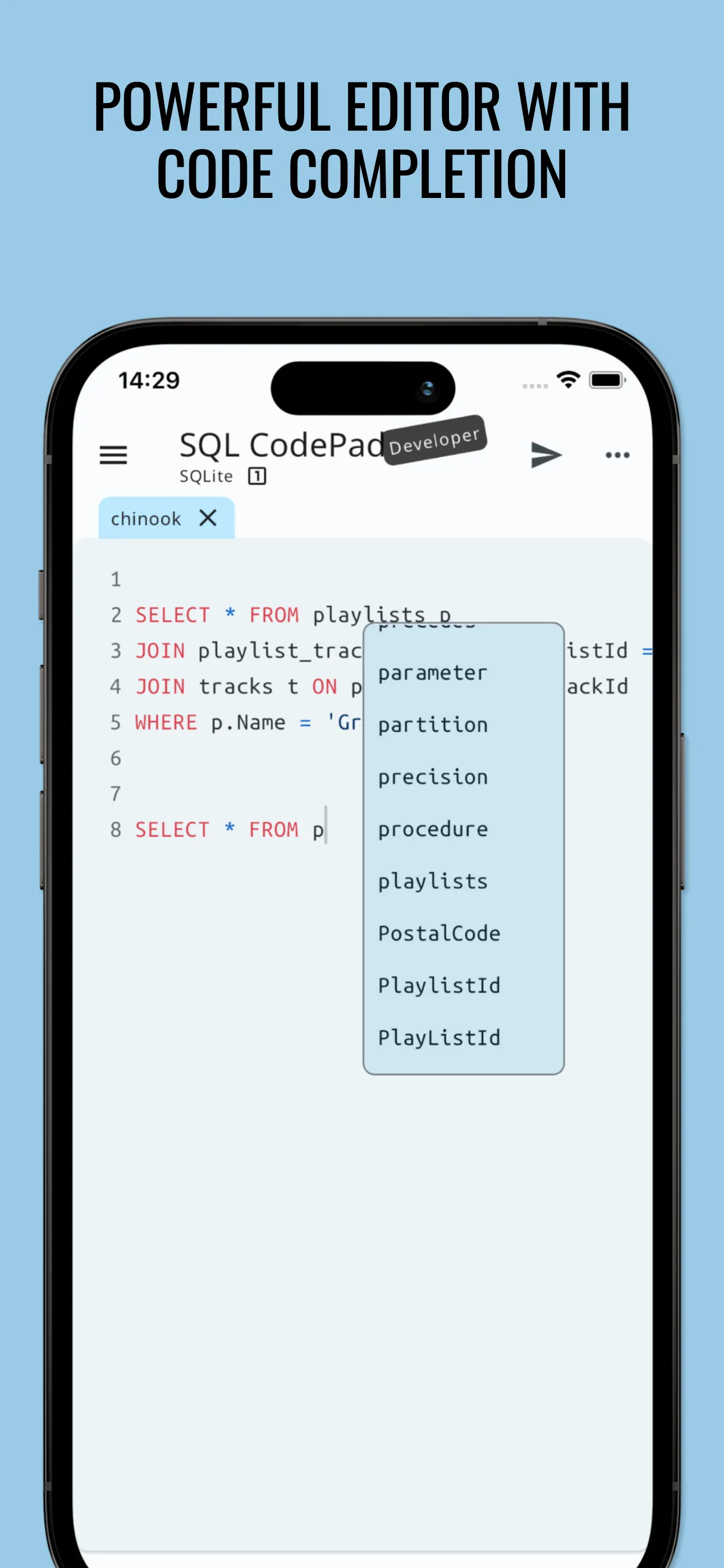 SQL Database Manager DB-Client | Indus Appstore | Screenshot