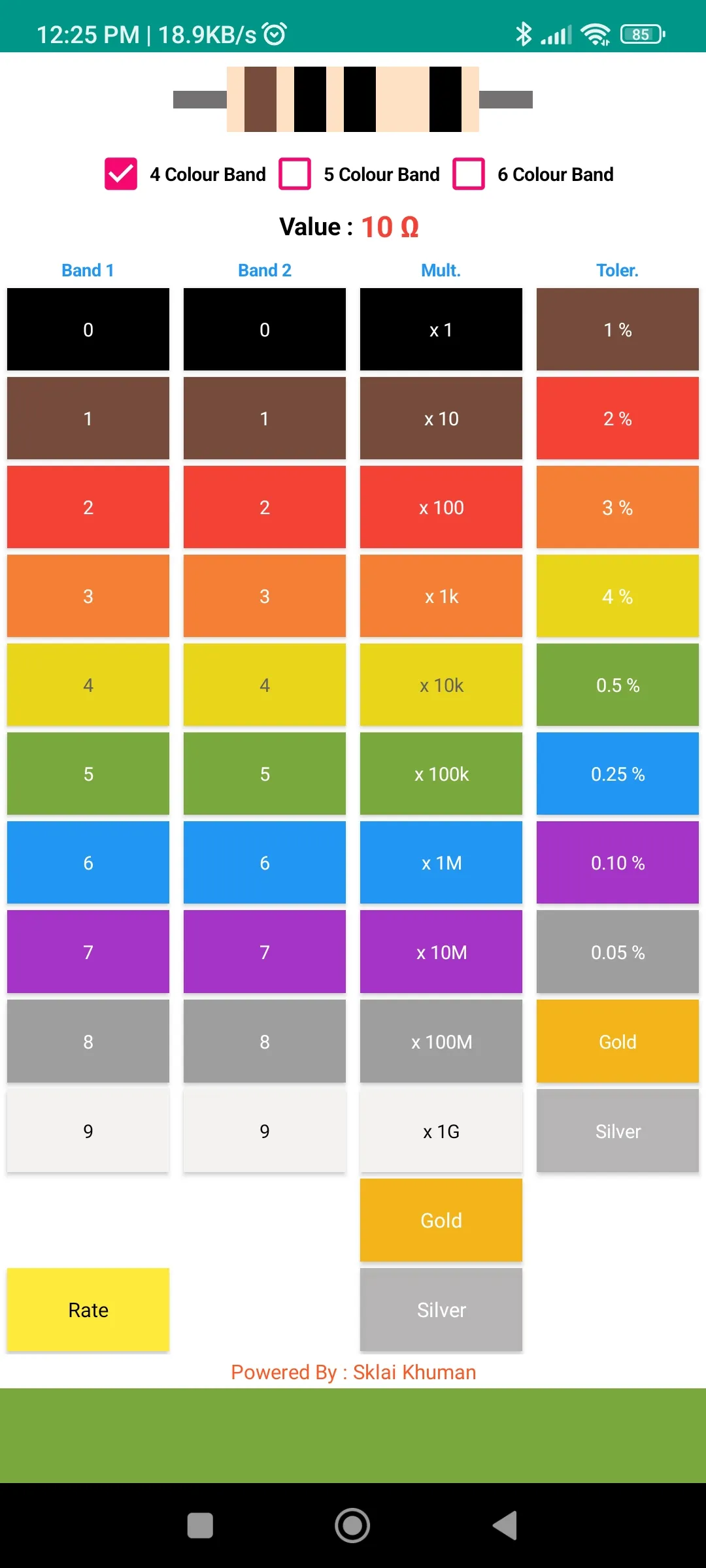 Resistance Colour Code | Indus Appstore | Screenshot