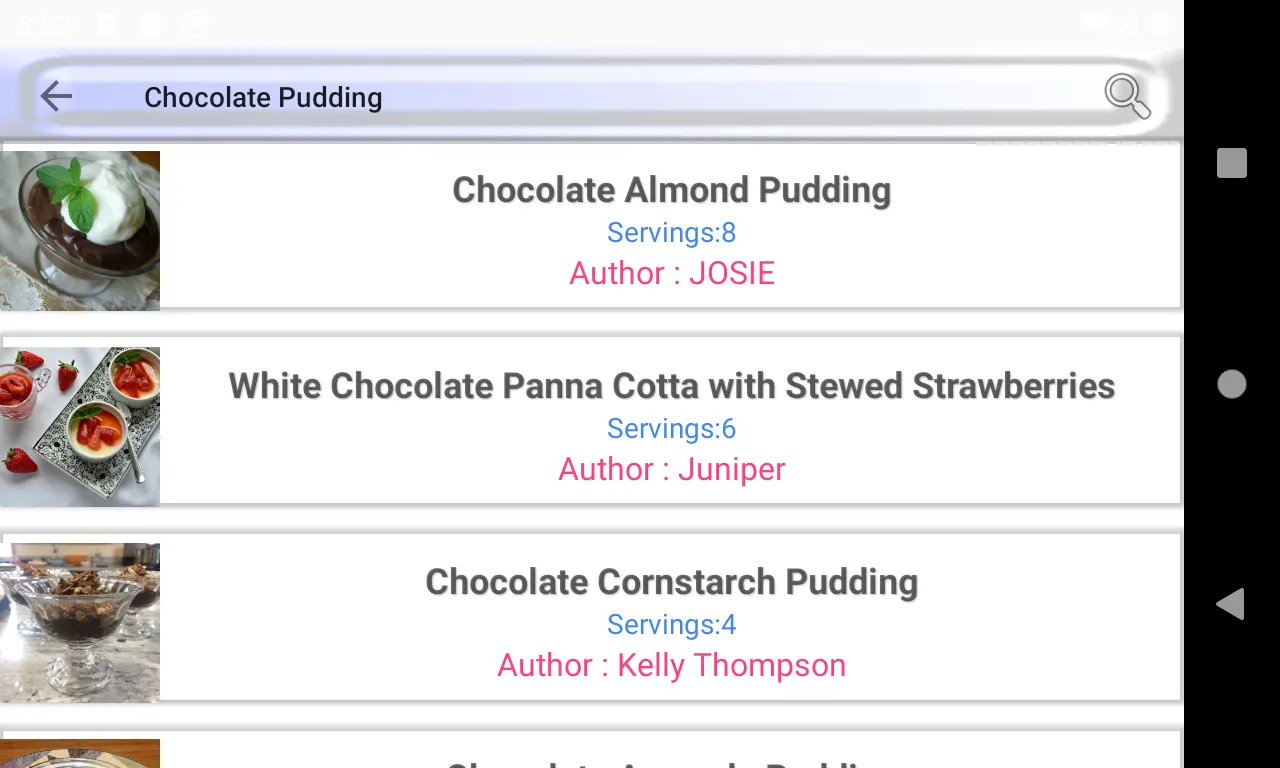 Pudding Dessert Recipe | Indus Appstore | Screenshot