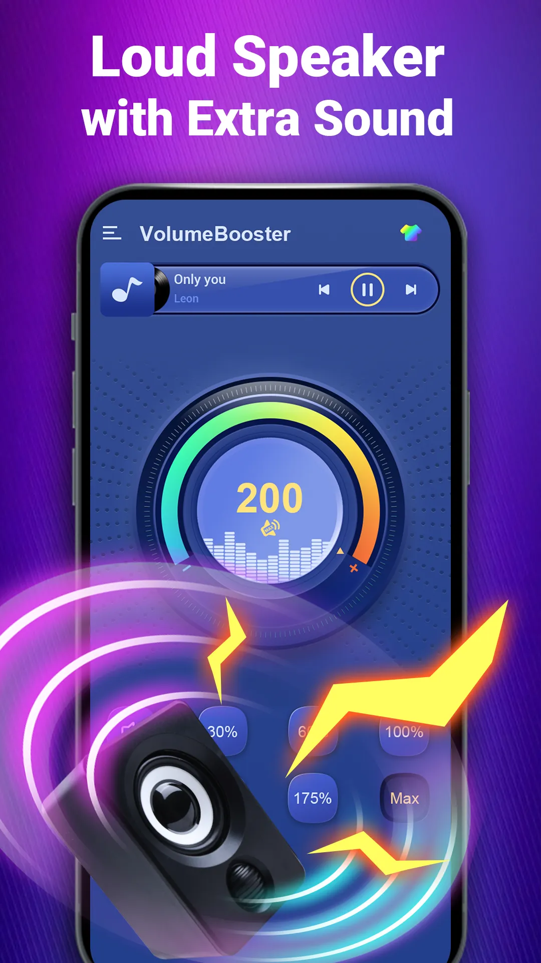 Volume Booster - Sound Booster | Indus Appstore | Screenshot