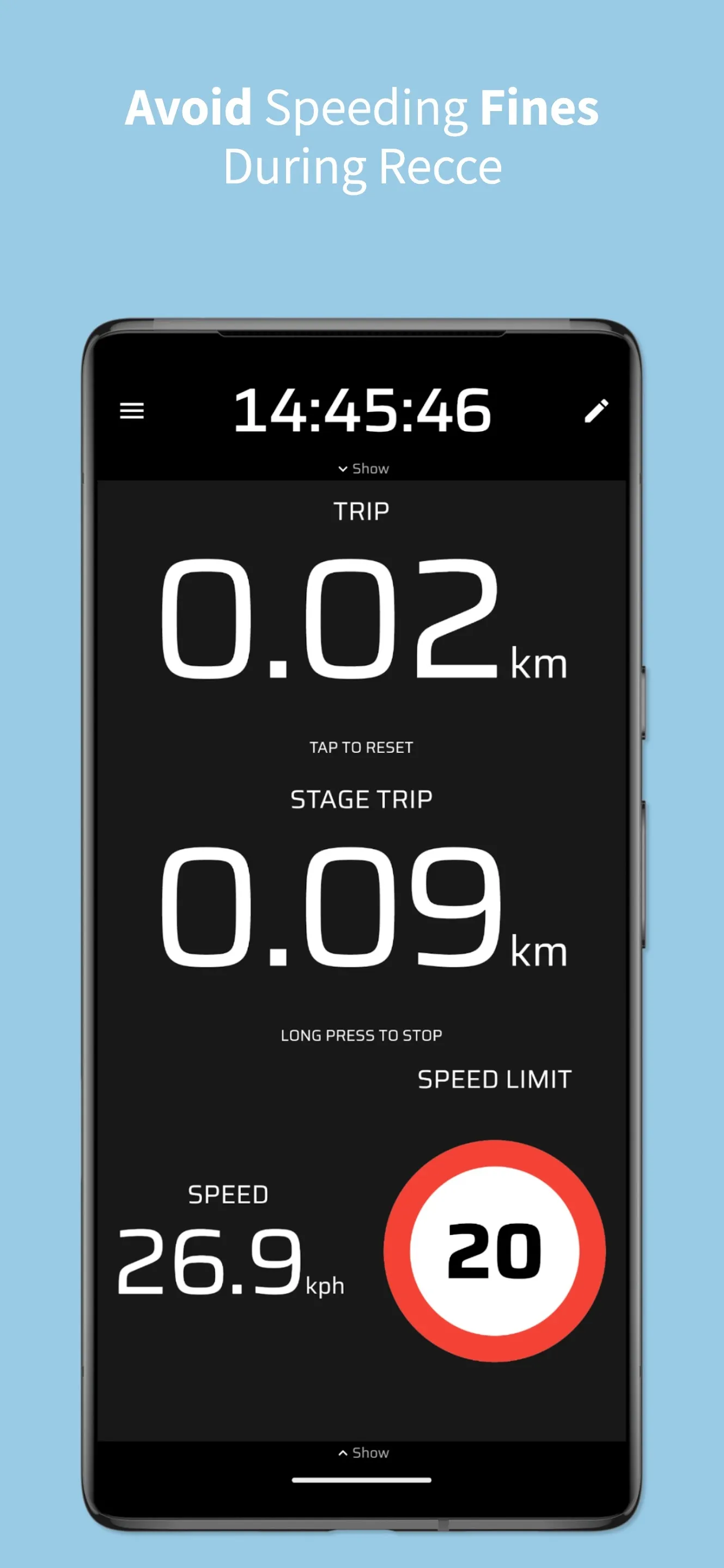 Rally Tripmeter | Indus Appstore | Screenshot