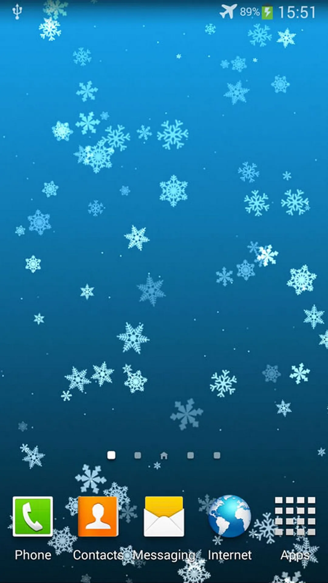 Snowflake Live Wallpaper | Indus Appstore | Screenshot