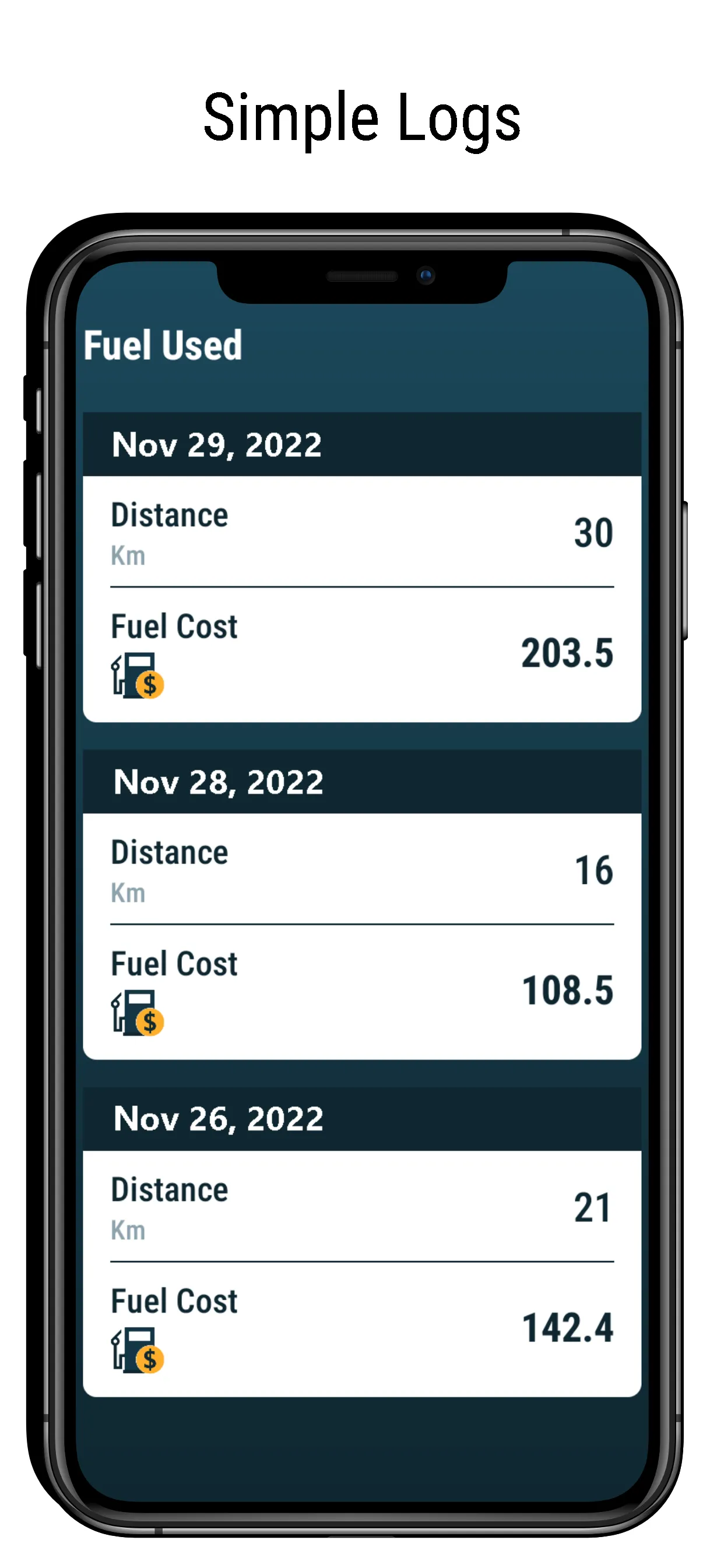 Fuel Mileage-Diesel Calculator | Indus Appstore | Screenshot