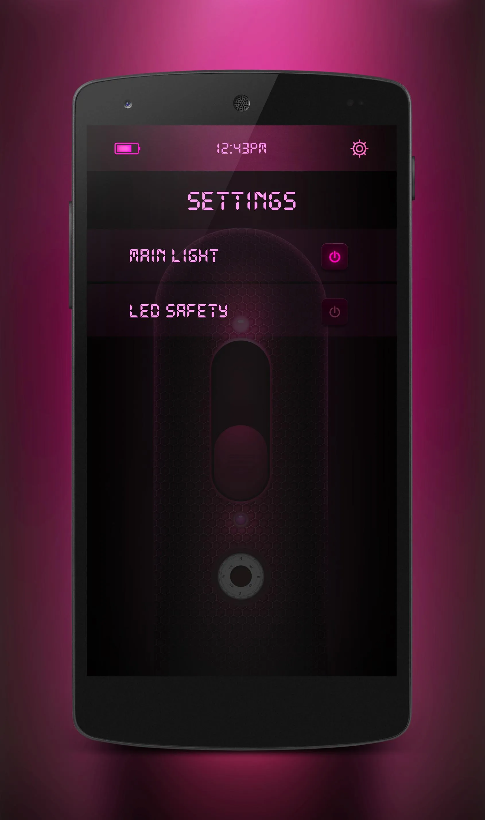 Futuristic Flashlight | Indus Appstore | Screenshot