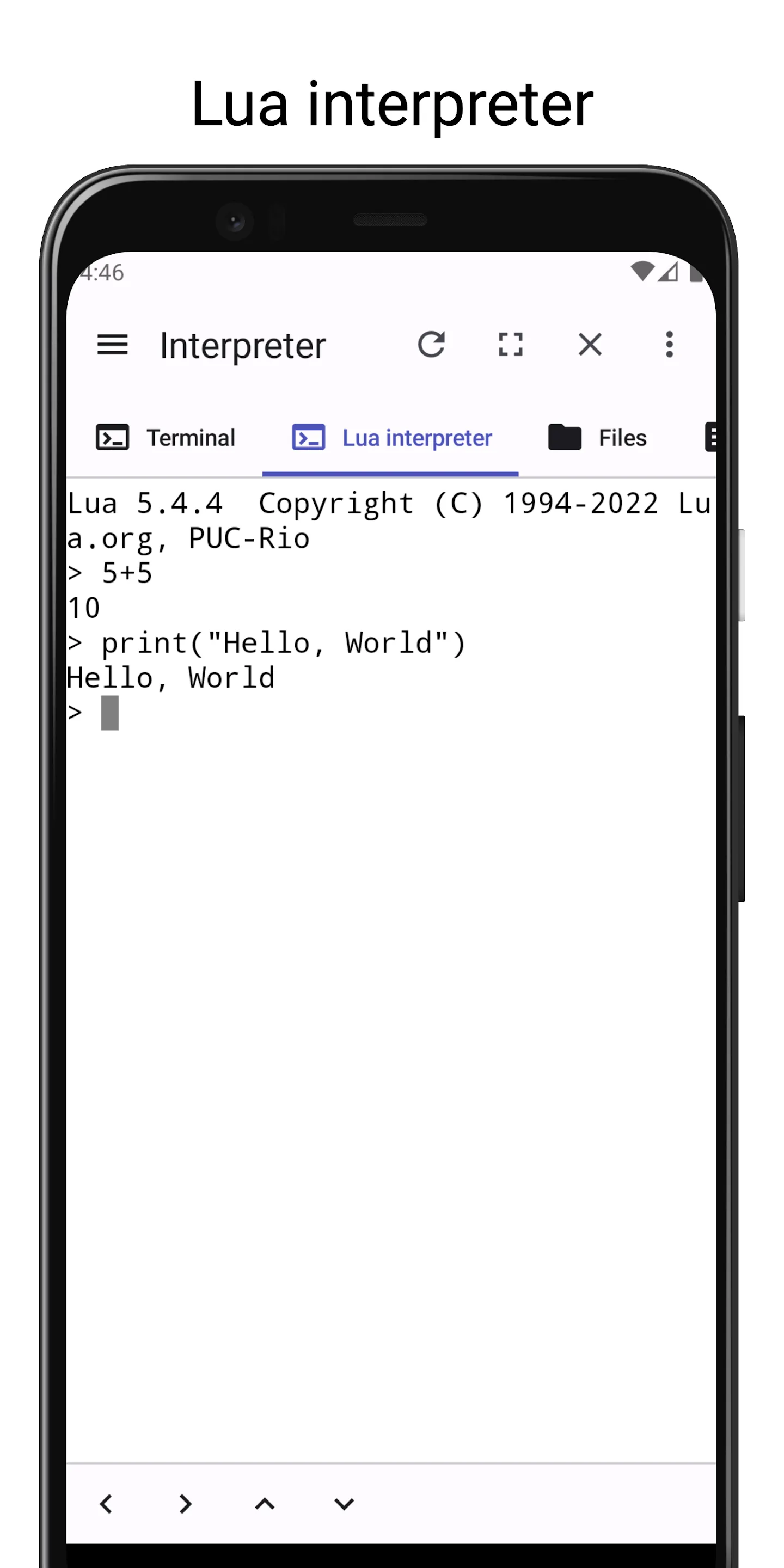 LuaDroid - ide for lua | Indus Appstore | Screenshot