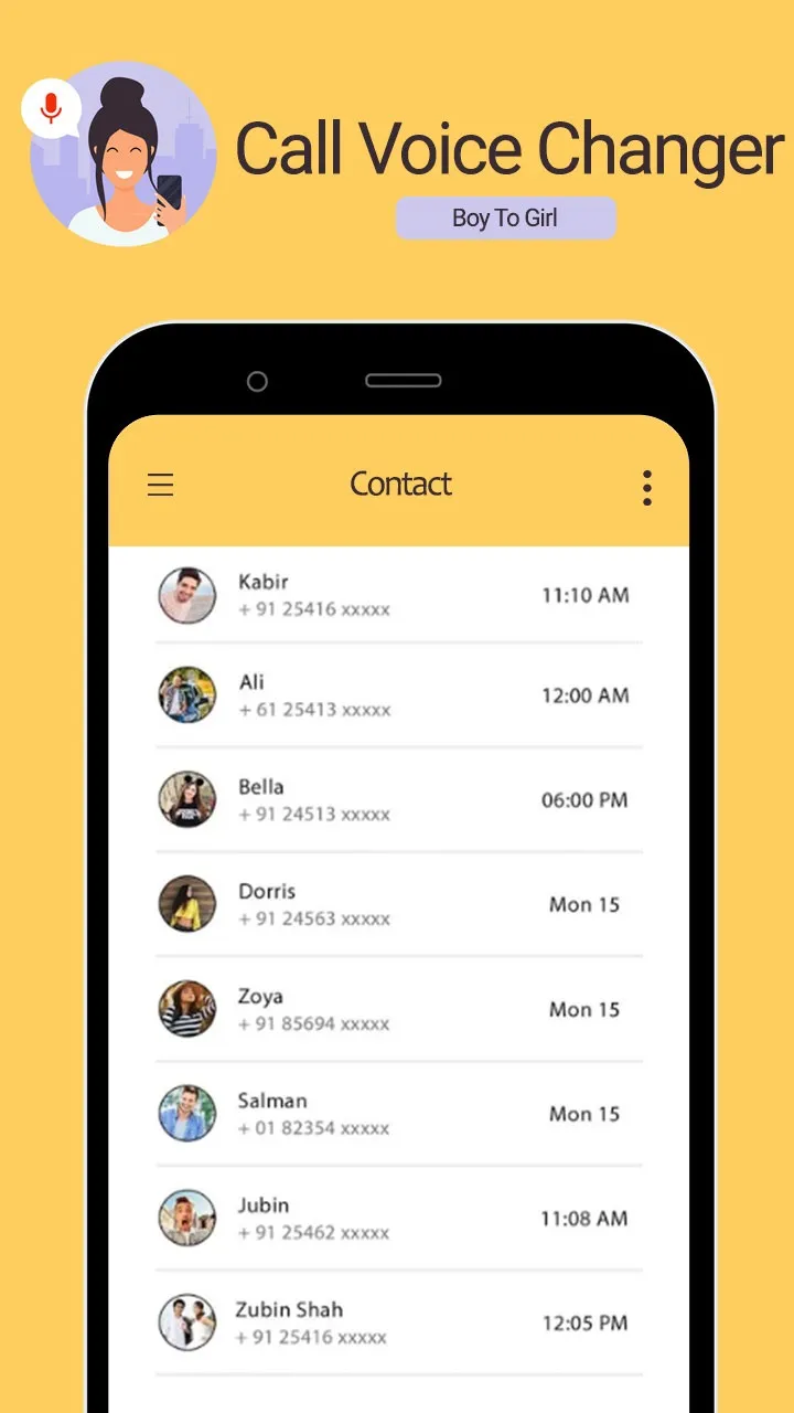 Call Voice Changer Boy to Girl | Indus Appstore | Screenshot