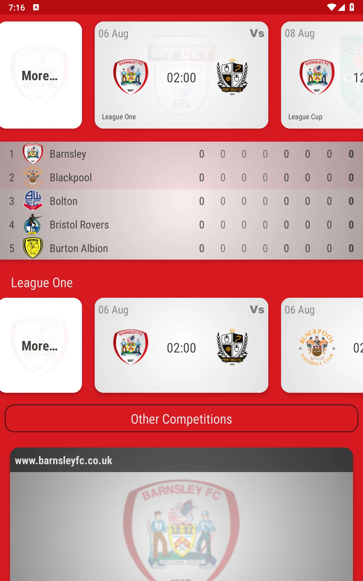 Barnsley FC Fan App | Indus Appstore | Screenshot