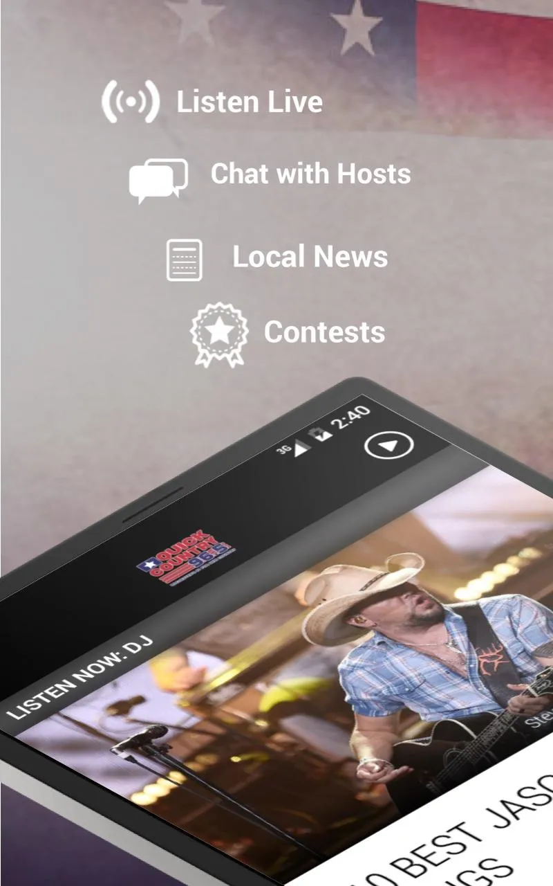 Quick Country 96.5 (KWWK) | Indus Appstore | Screenshot