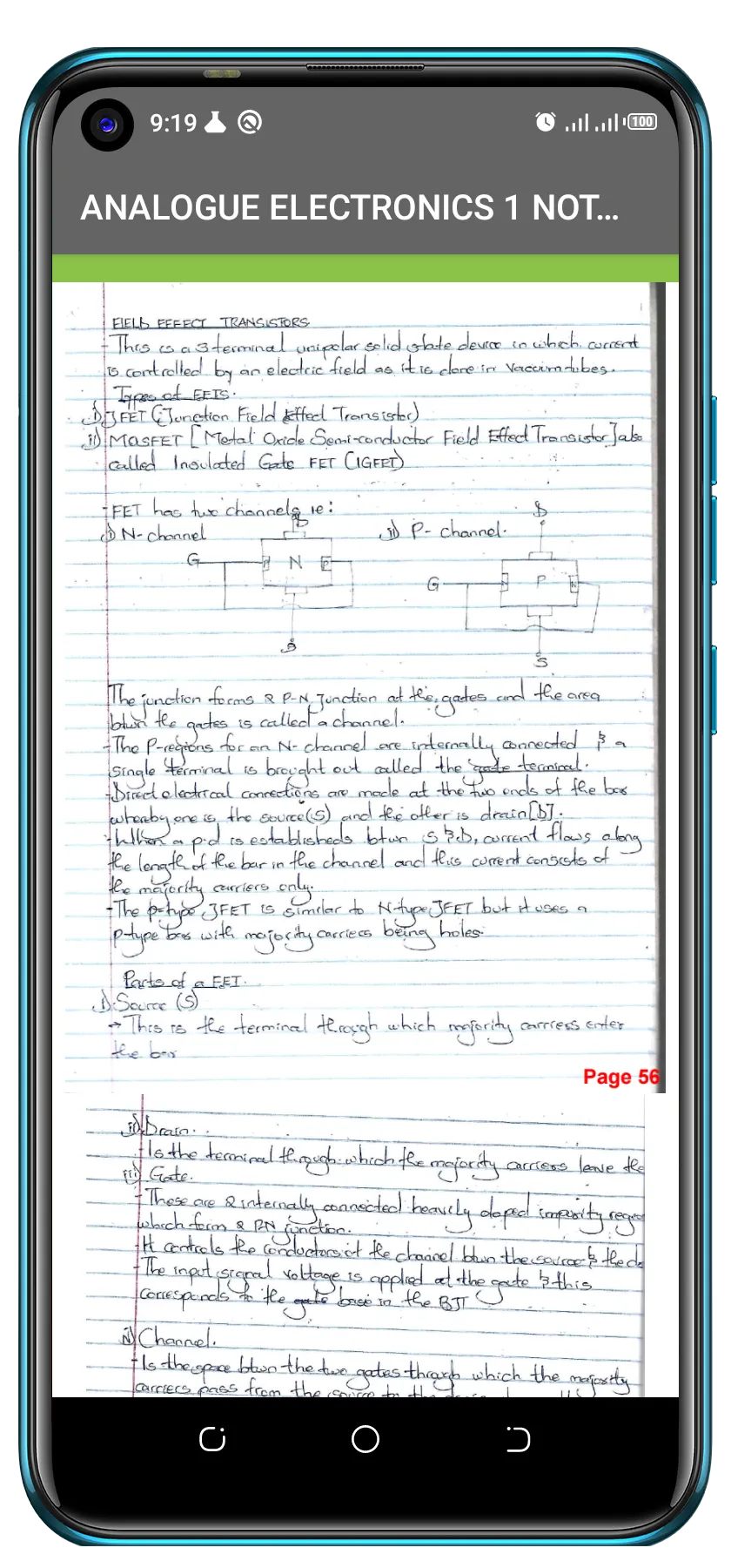 ANALOGUE ELECTRONICS 1 NOTES | Indus Appstore | Screenshot