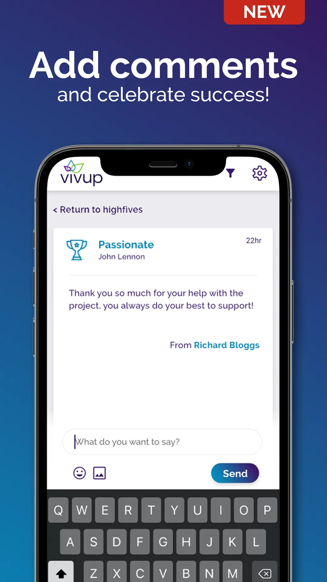 Vivup highfive recognition | Indus Appstore | Screenshot