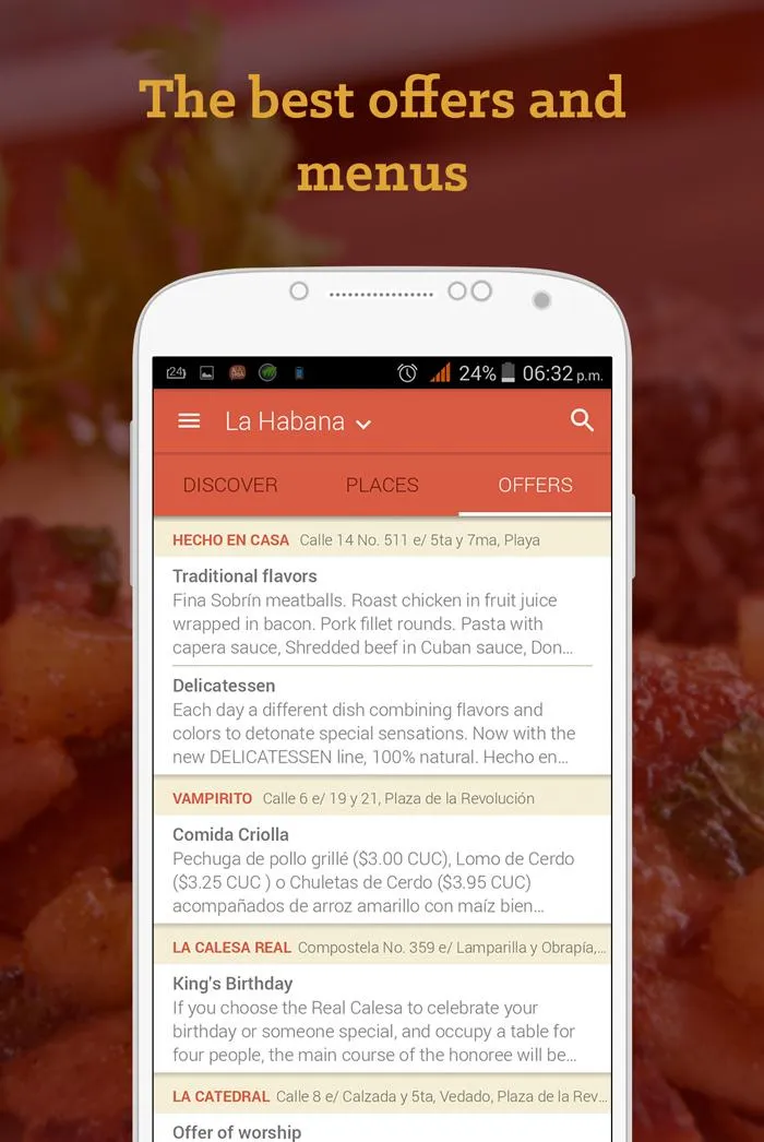 AlaMesa: eat and drink in Cuba | Indus Appstore | Screenshot