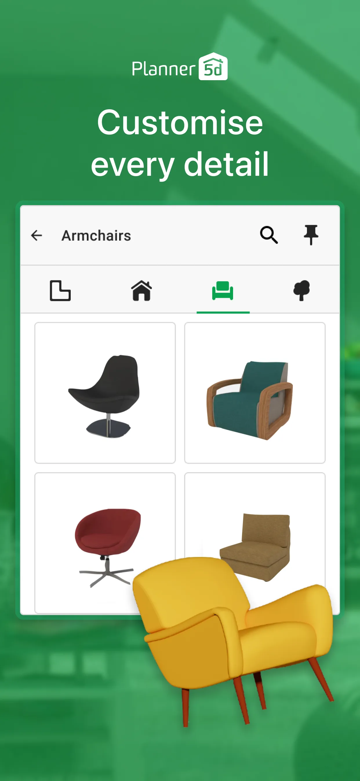 Planner 5D: Home Design, Decor | Indus Appstore | Screenshot