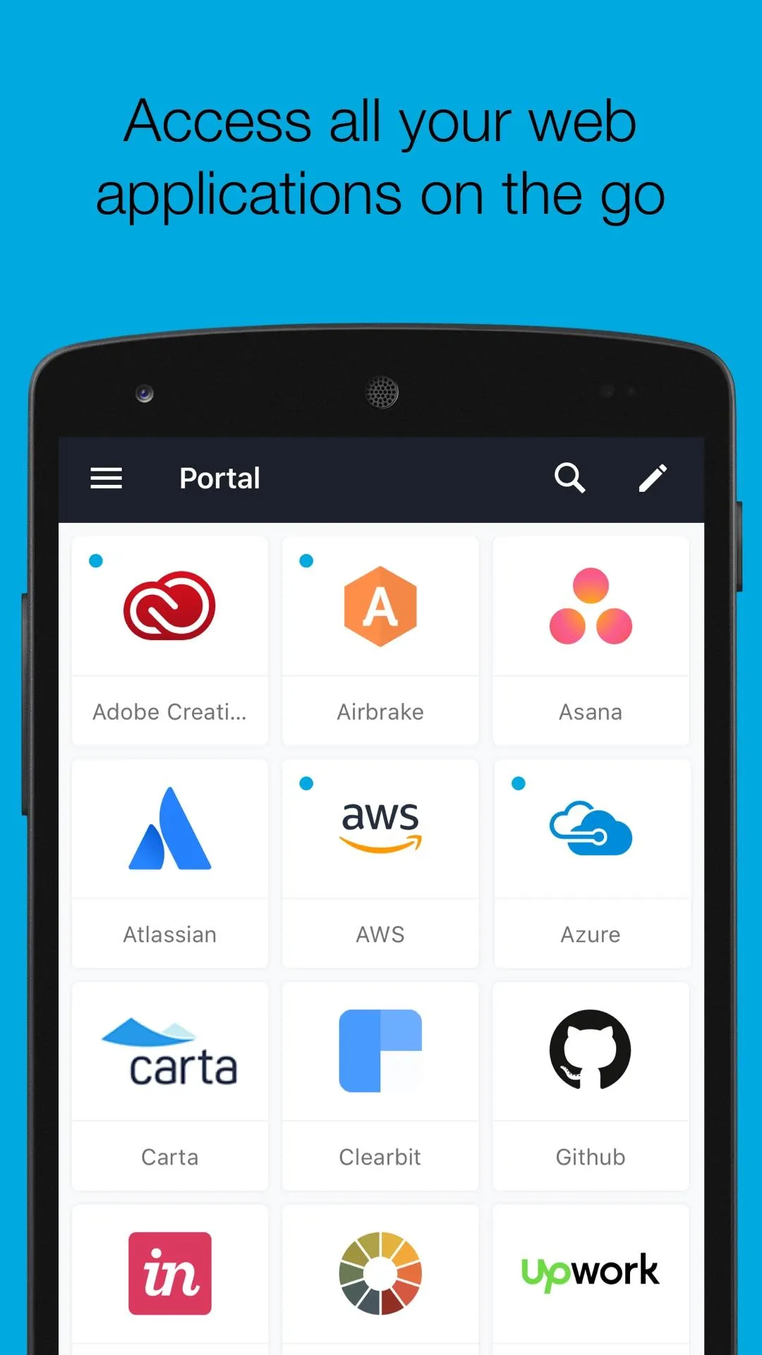 OneLogin Portal | Indus Appstore | Screenshot