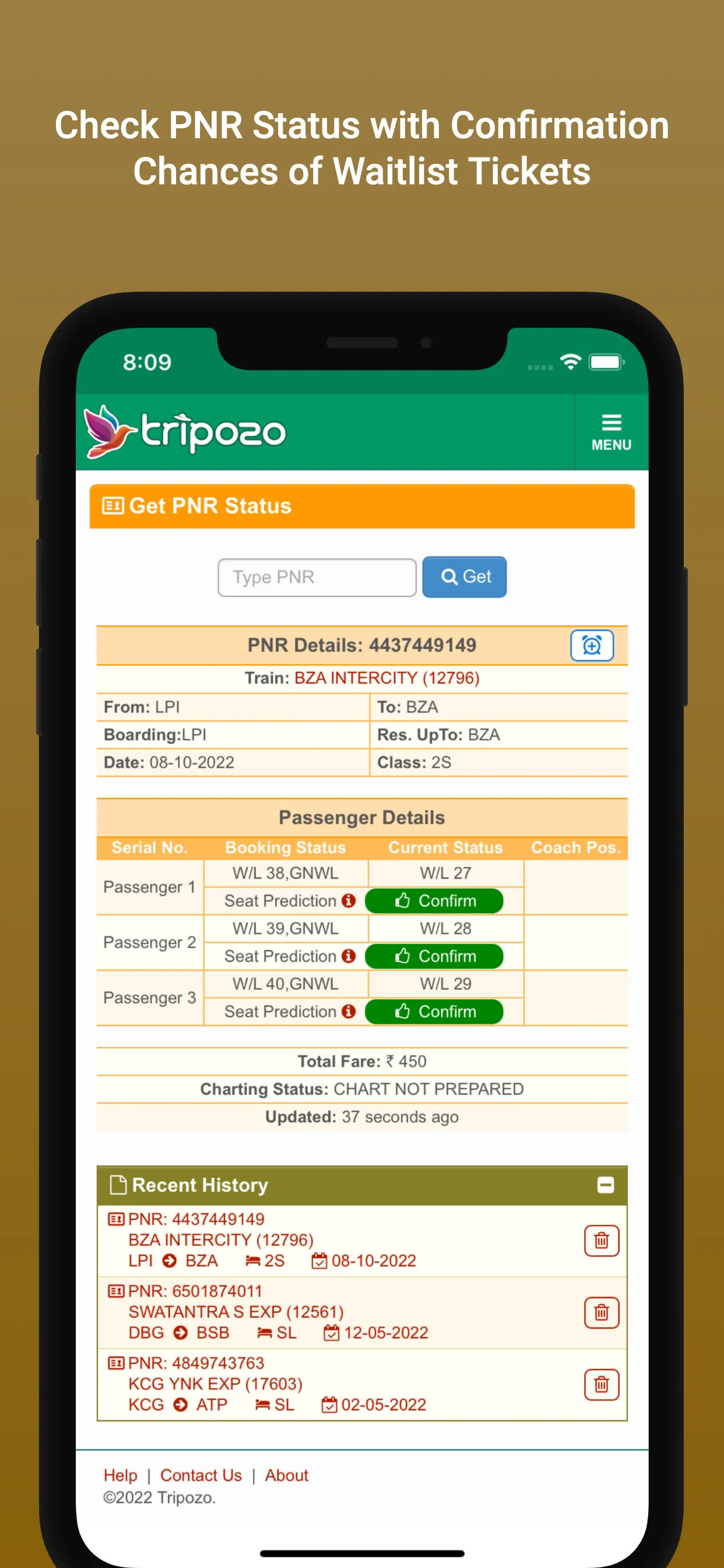Tripozo: Train Flight & Travel | Indus Appstore | Screenshot