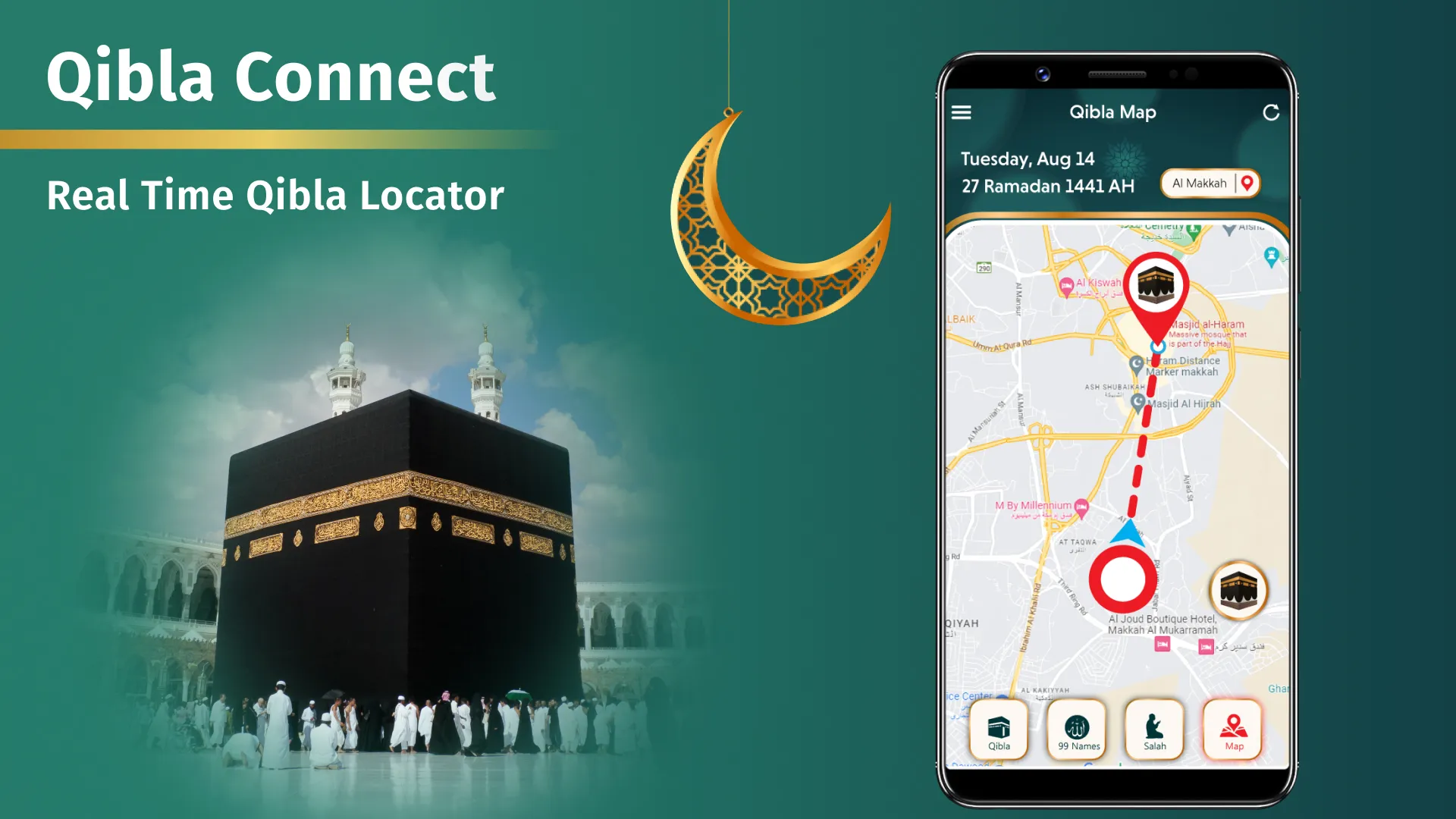 Qibla Finder: Qibla Direction | Indus Appstore | Screenshot