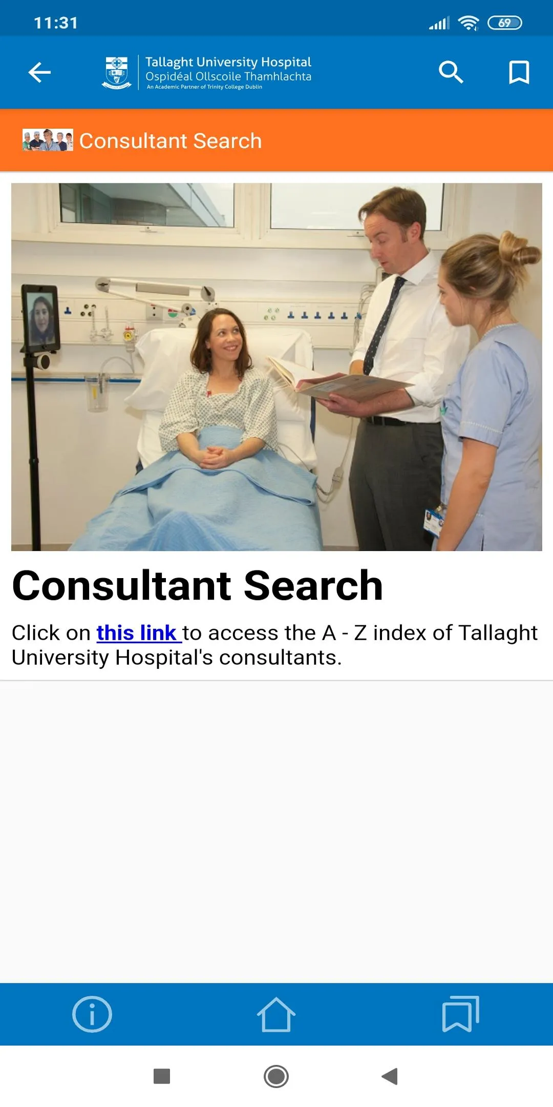 TUH Patient App: Tallaght Univ | Indus Appstore | Screenshot